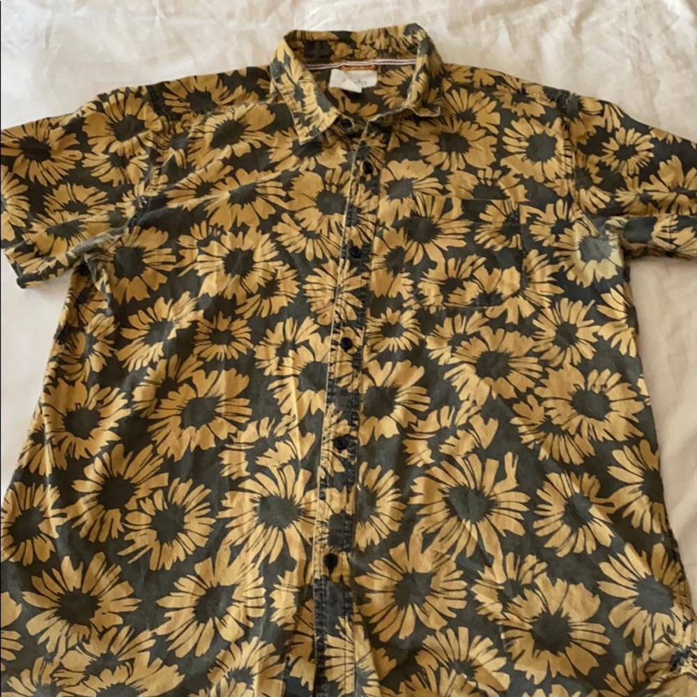 Sunflower Button Up